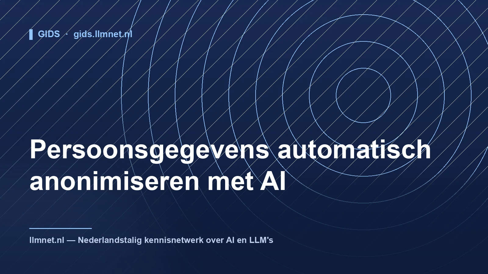 Illustratie: Persoonsgegevens automatisch anonimiseren met AI