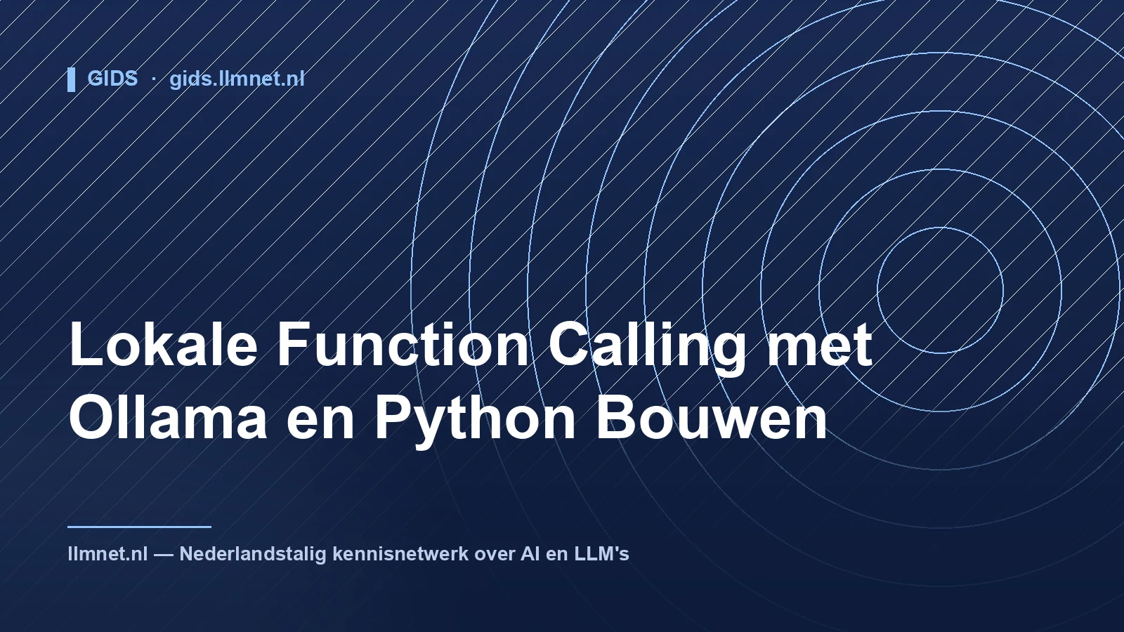 Illustratie: Lokale Function Calling met Ollama en Python Bouwen