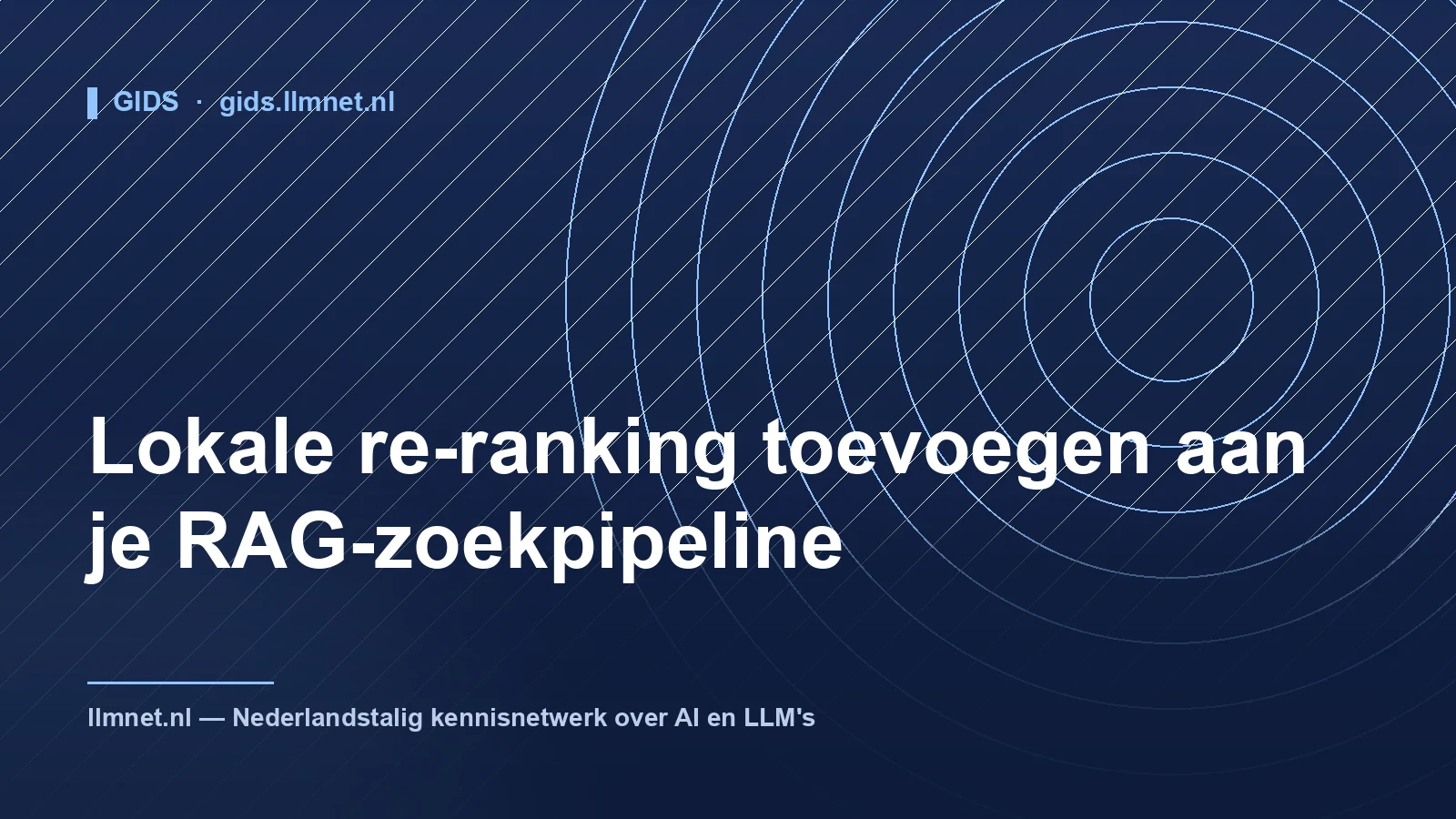 Lokale re-ranking toevoegen aan je RAG-zoekpipeline