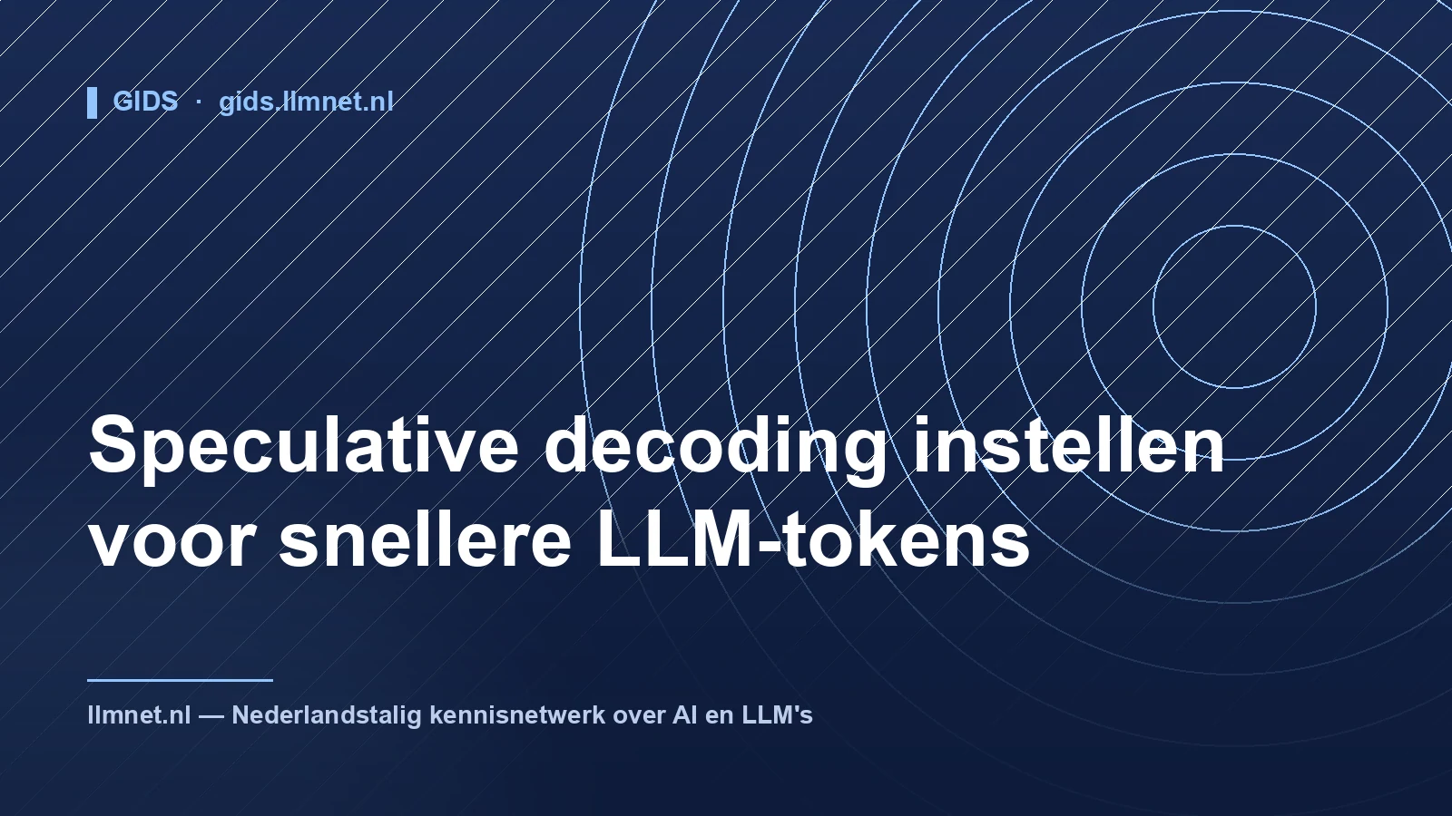 Illustratie: Speculative decoding instellen voor snellere LLM-tokens