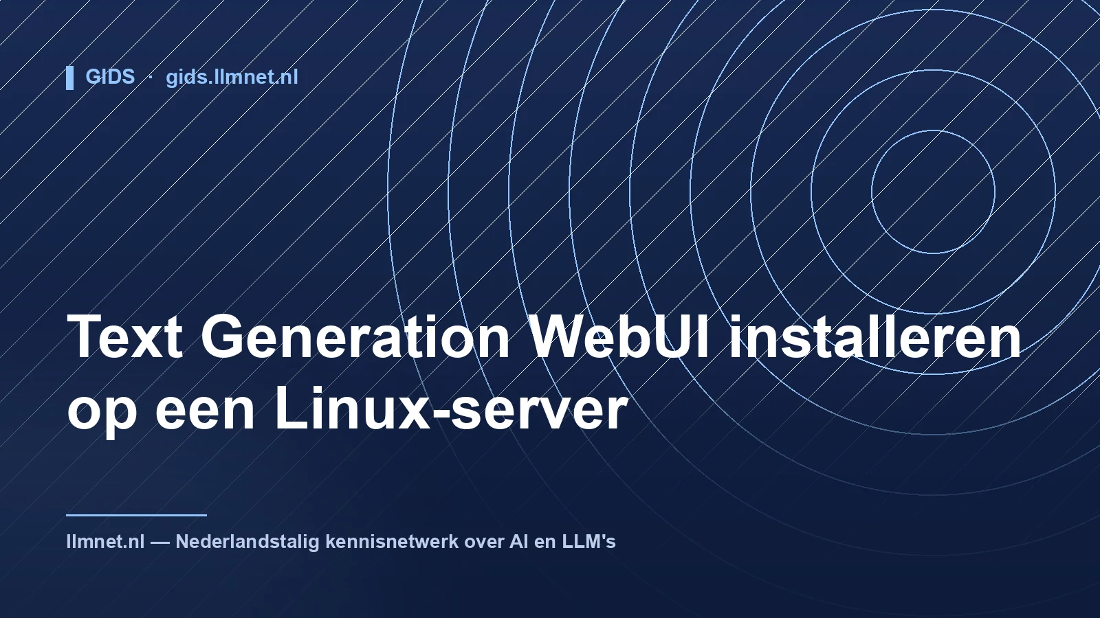 Text Generation WebUI installeren op Linux