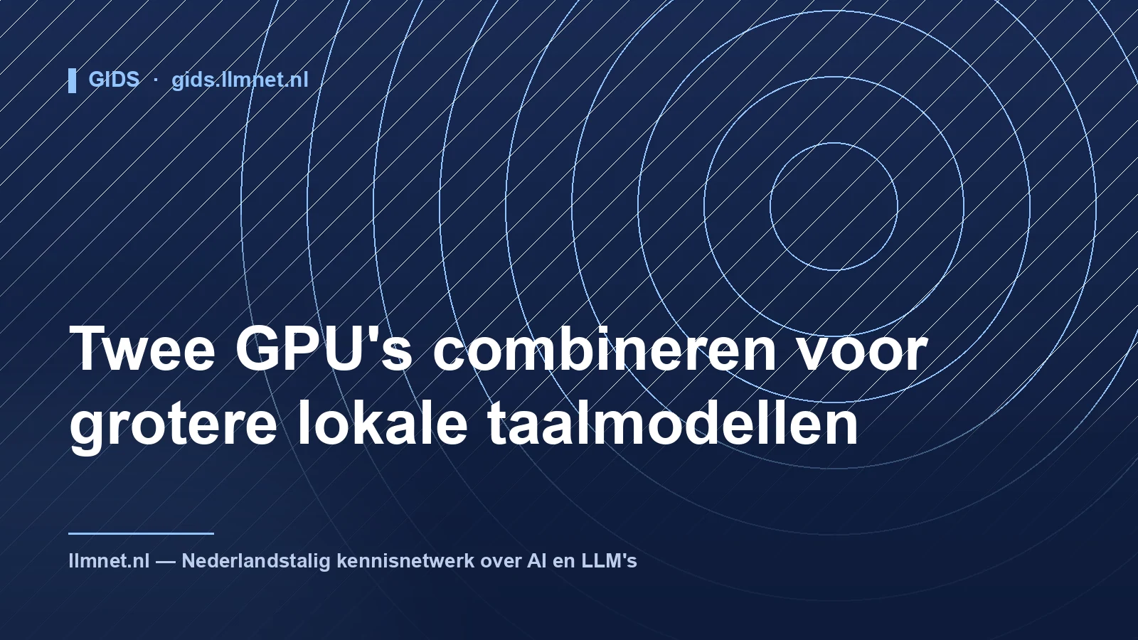Twee GPU's combineren voor lokale taalmodellen